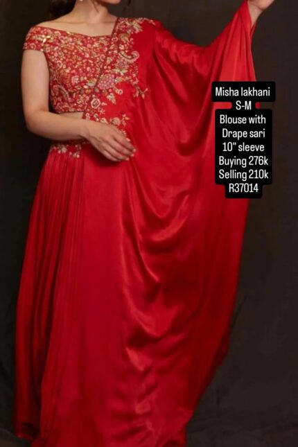 MISHA LAKHANI SARI DRESS R37014