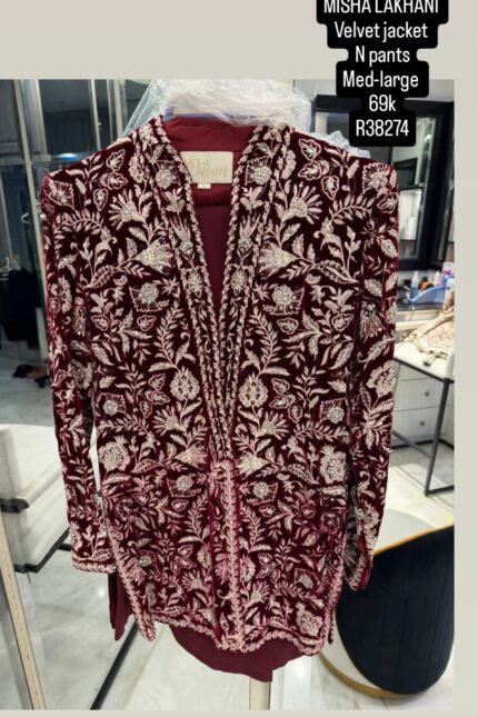 MISHA LAKHANI VELVET JACKET R38274