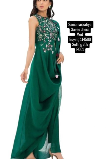 SANIAMASKATIYA SAREE DRESS R66
